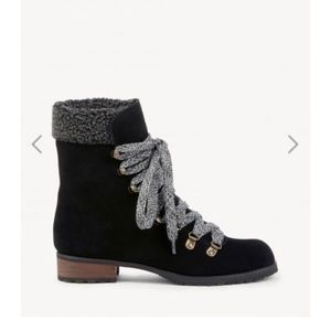 Sole Society Lace up black boots